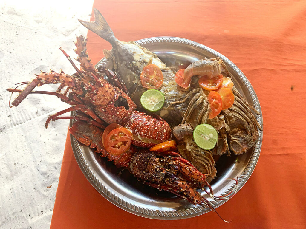 Peace of Mind, gdzie zjeść na Zanzibarze homary